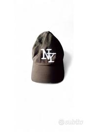 Cappellino con visiera NY - Nero - Stile Vintage /
