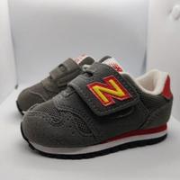 Scarpe new balance 373 neonato con strap grigio 20