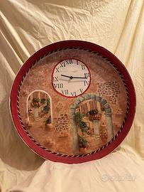 Orologio su coperchio di botte