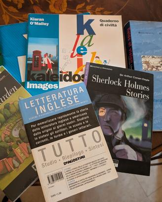 vari libri inglese scolastico come in figura