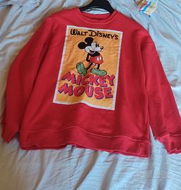 Felpa Mickey Mouse anni 90 edition, Tg S/M uomo