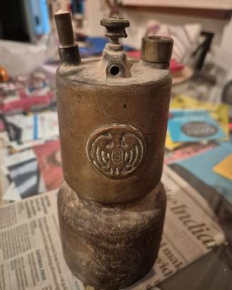 Lampada miniera Aquilas Fratelli Santini anni '30