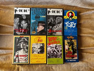 8 Videocassette VHS Totò da collezionare