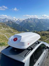 Box Tetto  Modula Travel 460L Bianco Lucido 197x70