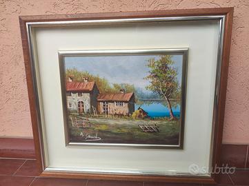 dipinto olio su tela