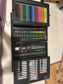 Valigetta set completo per disegno e pittura
