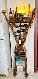 Portabottiglie in ginepro