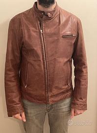 Giacca uomo-S.Mantellassi-T. 54 -Pelle color cuoio