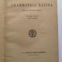Grammatica Latina per scuola media - Sandron 1947