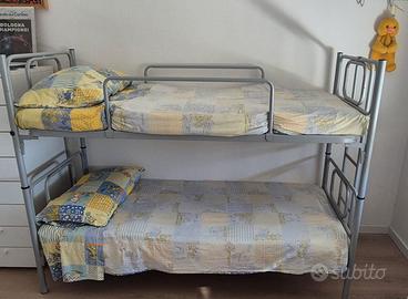 Letto a castello metallo