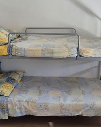 Letto a castello metallo