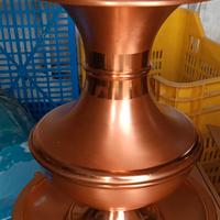 Vaso decorativo in rame