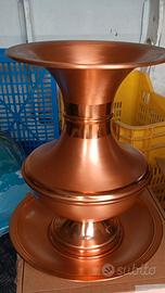Vaso decorativo in rame