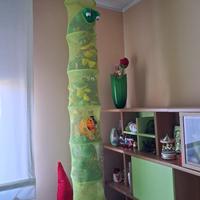 Porta peluches da appendere alla soffita, verde
