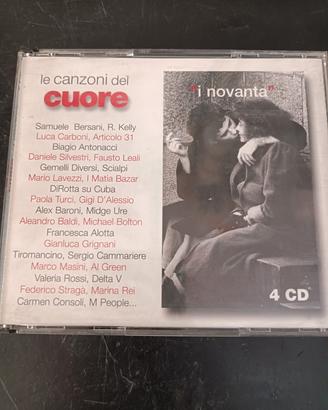 Compilation anni 90 con 4 CD 