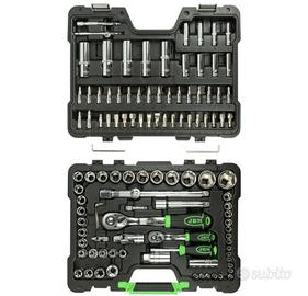 Valigetta di Utensili 108 Pezzi con Bussole Esago.