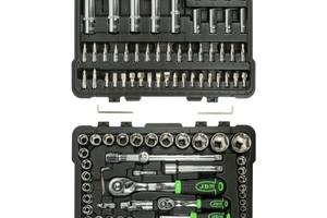 Valigetta di Utensili 108 Pezzi con Bussole Esago.