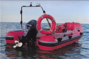 Gommone motore carrello