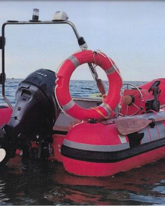 Gommone motore carrello