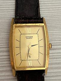 citizen quartz rettangolare vintage