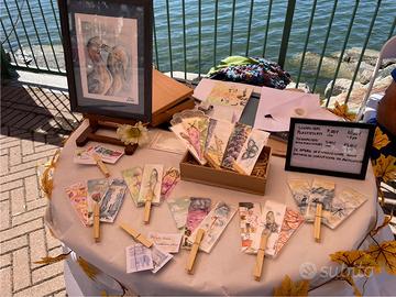 Segnalibri  dipinti ad acquerello e plastificati