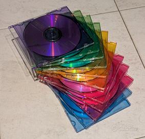 11 CD-R Verbatim - Slim case colorati