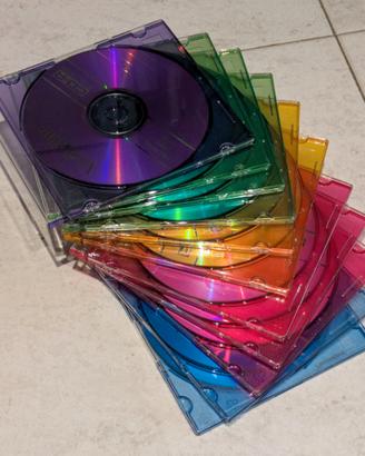 11 CD-R Verbatim - Slim case colorati