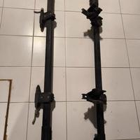 barre portatutto + 2 portabici 