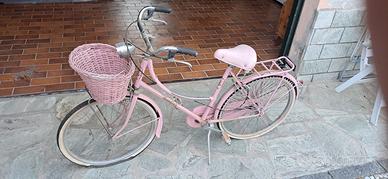 bici donna vintage rosa marca mondial