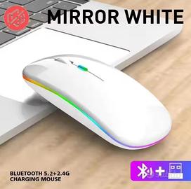 Mouse Wireless -BT- Retroilluminato e ricaricabile