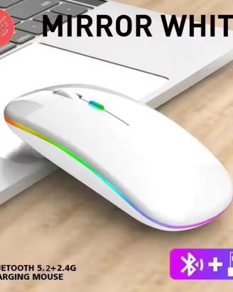 Mouse Wireless -BT- Retroilluminato e ricaricabile