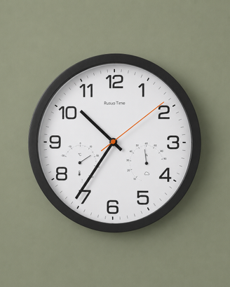 Orologio da parete con termometro e igrometro