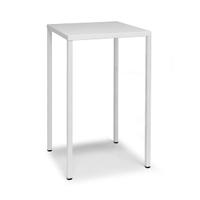 Tavolo Mangia in Piedi Alto bianco