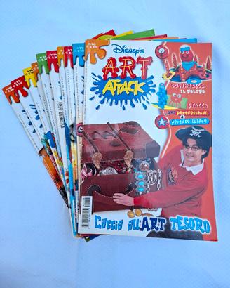 Lotto 11 riviste Disney Art Attack 2004-2005