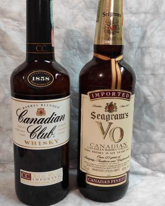 4 bottiglie di whisky