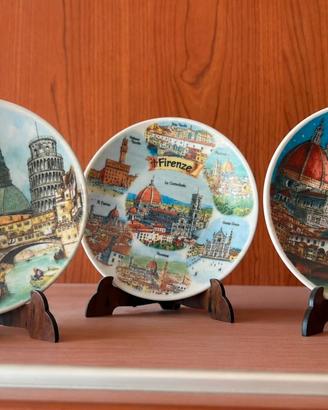 Lotto Piatti Ceramica decorativa da collezione
