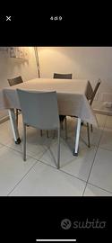 Tavolo Bontempi Ingenia Sky 90x90 allungabile