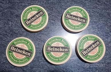 Sottobicchieri originali Heineken e Dreher