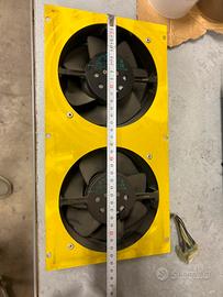 Coppia di ventilatori ebm su telaio di lamiera