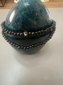 Mala imitazione legno di Ebano nero con elastico