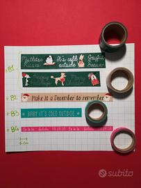 bon noel washi tape loisirs creatif ocio hobby 