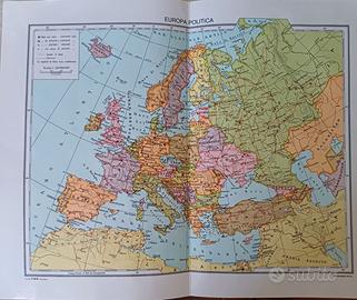 Cartina geografica Europa piccola