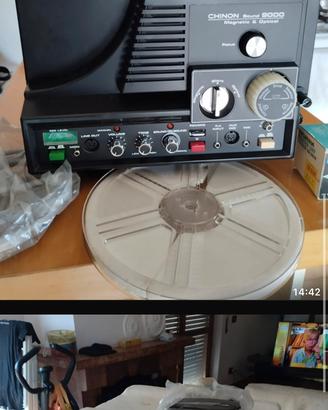 Proiettore  super 8 Chinon Sound 9000 magnetico e