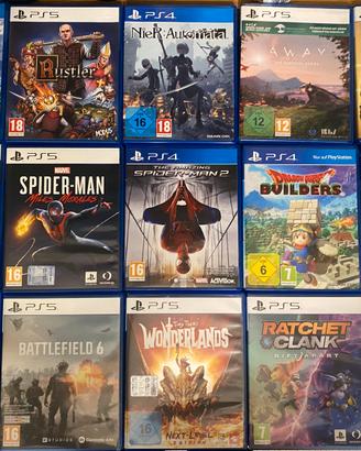 Giochi PS4 e PS5 – Spider-Man, Battlefield ecc