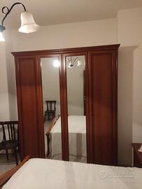 Armadio spazioso 4 ante con specchi - Camera da le