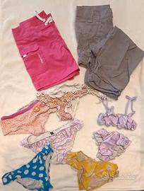 set8pz mare/piscina. pantaloncini e costumi