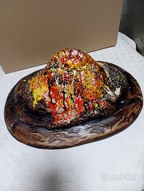 scultura del vesuvio dell'arte presepia