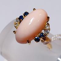 ANELLO IN ORO E CORALLO