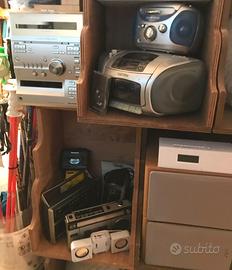 Radio varie vintage 1970-80+Compatto Sony anni 90