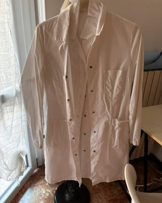 Camice da laboratorio da donna con polsi elasti